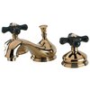 Kingston Brass KS1162PKX Duchess Widespread Bathroom Faucet W/ Brass Pop-Up, Brass KS1162PKX